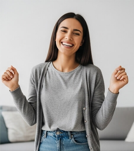 Women after treatment - Emergency dentist Redhill